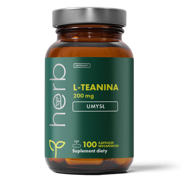 L-teanina 200 mg - 100 vege kaps.