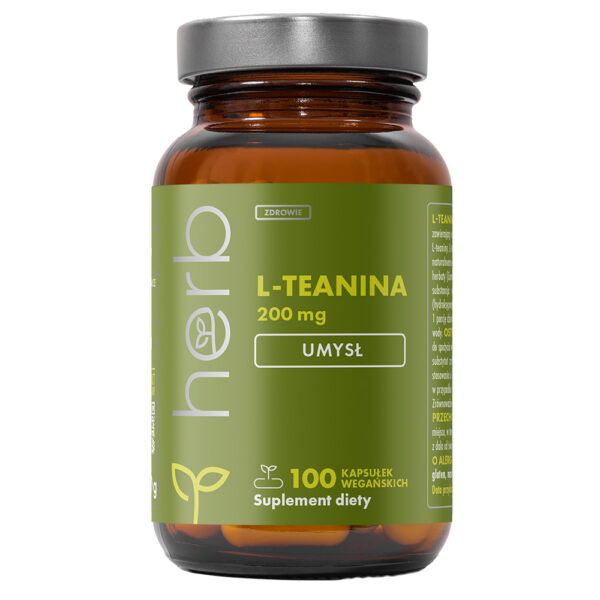 L-teanina 200 mg - 100 vege kaps.