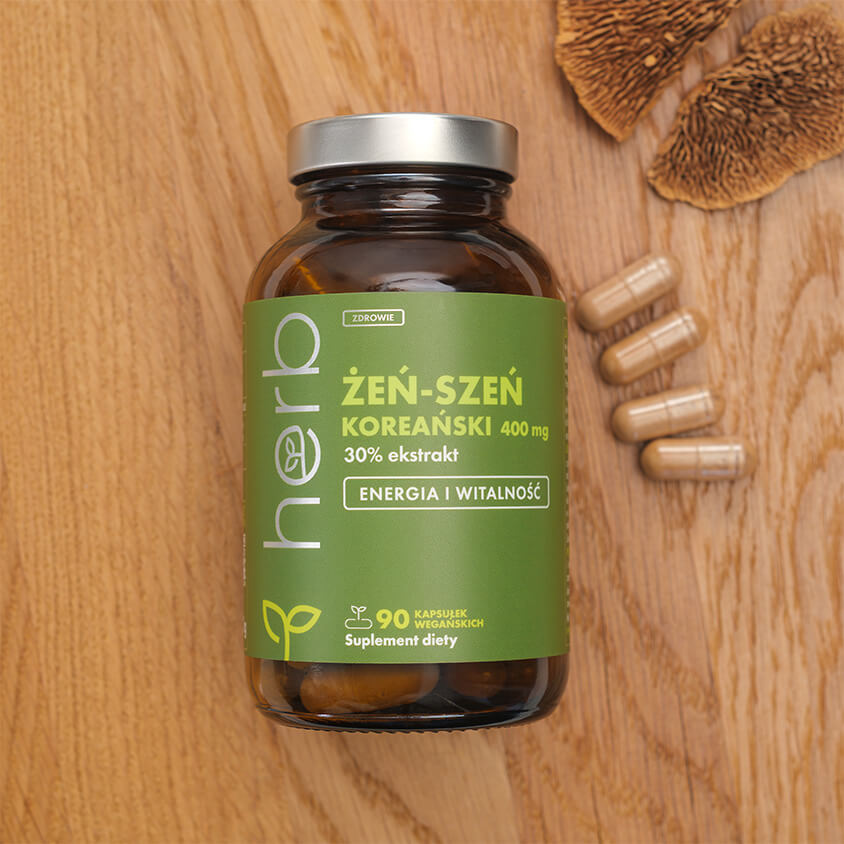 Żeń-szeń Koreański 400 mg – 90 vege kaps.