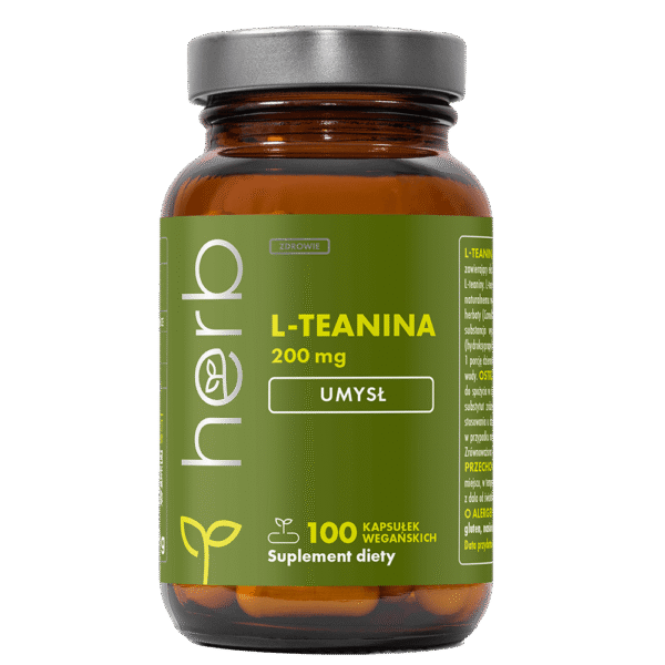 L-teanina 200 mg - 100 vege kaps.