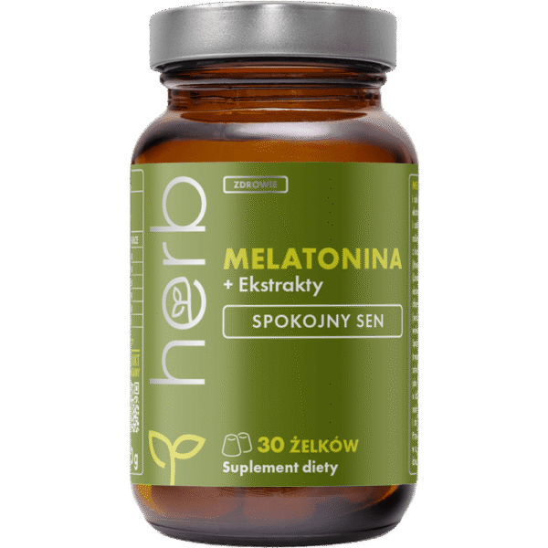 Melatonina + Ekstrakty - 30 żelków