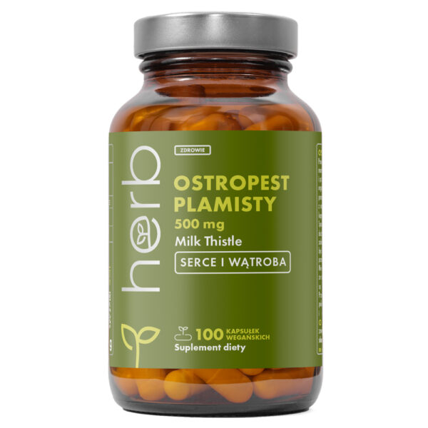 Ostropest Plamisty 500 mg - 100 vege kaps.