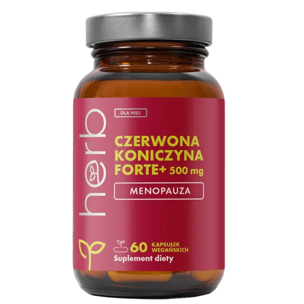 Czerwona Koniczyna FORTE+ 500 mg - 60 vege kaps.