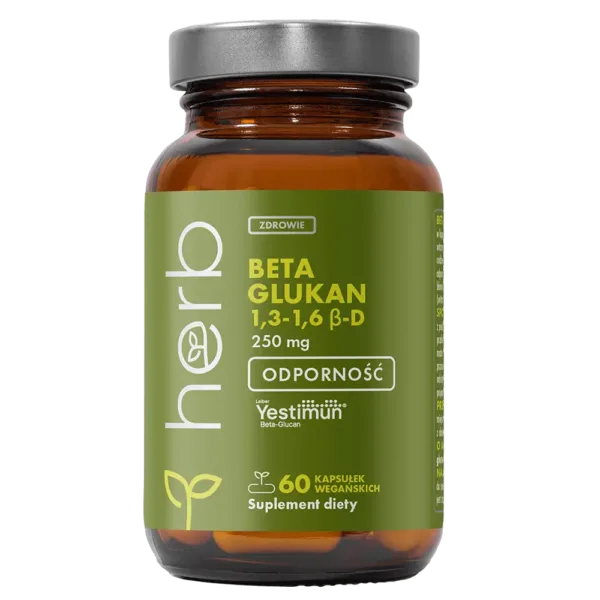 Beta Glukan 1,3-1,6 β-D 250 mg - 60 vege kaps.