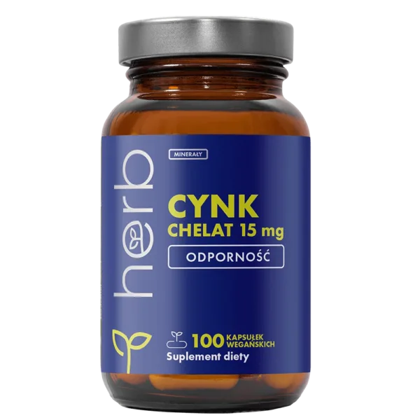 Cynk Chelat 15 mg - 100 vege kaps.