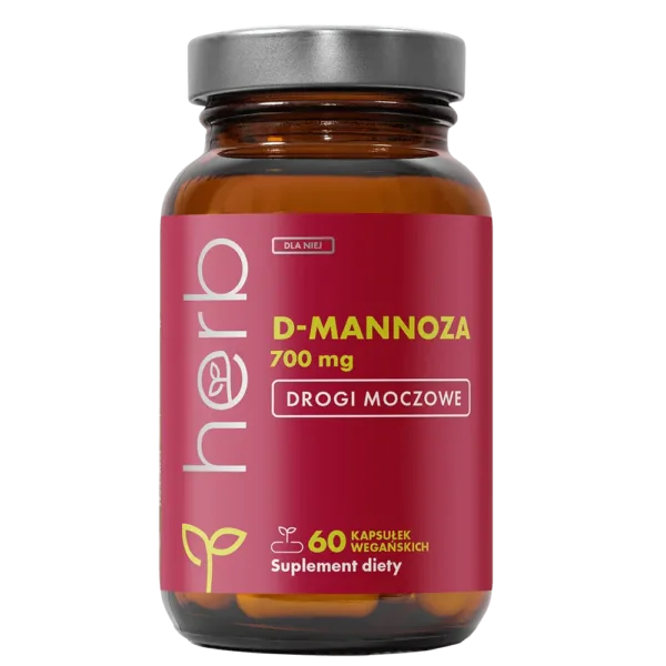 D-mannoza 700 mg - 60 vege kaps.