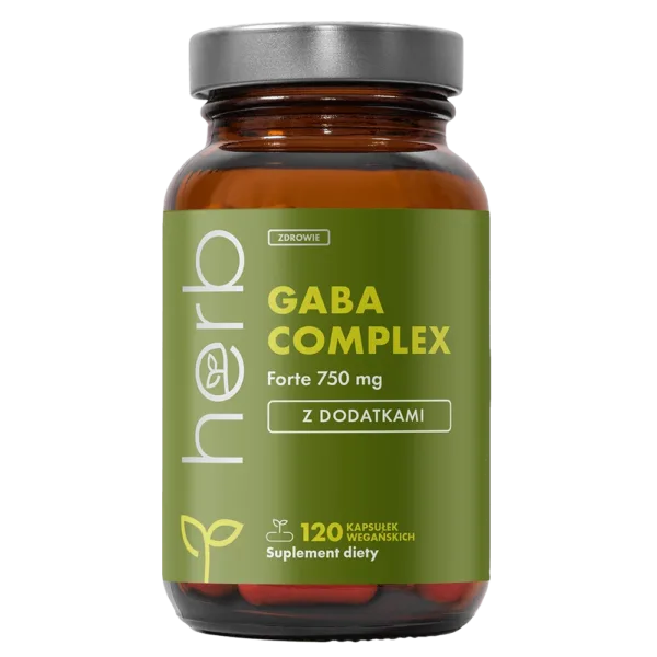 GABA Complex Forte 750 mg - 120 vege kaps.
