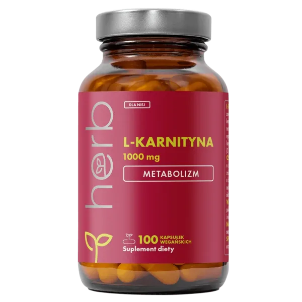 L-karnityna 1000 mg - 100 vege kaps.