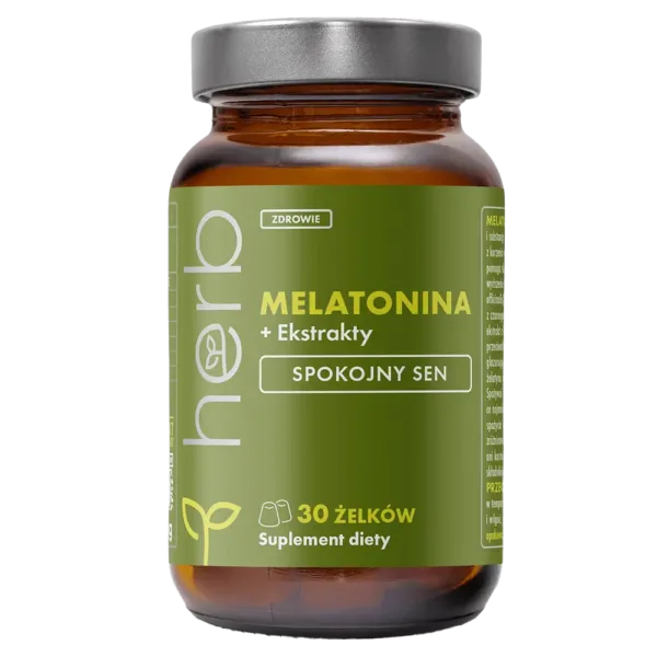 Melatonina + Ekstrakty - 30 żelków