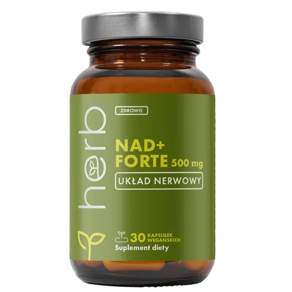 NAD+ Forte 500 mg - 30 vege kaps.