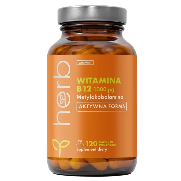Witamina B12 Metylokobalamina 1000 µg - 120 vege kaps.
