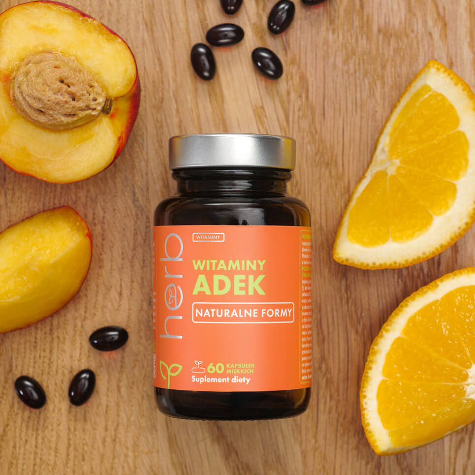 Witaminy ADEK – 60 kaps. miękkich