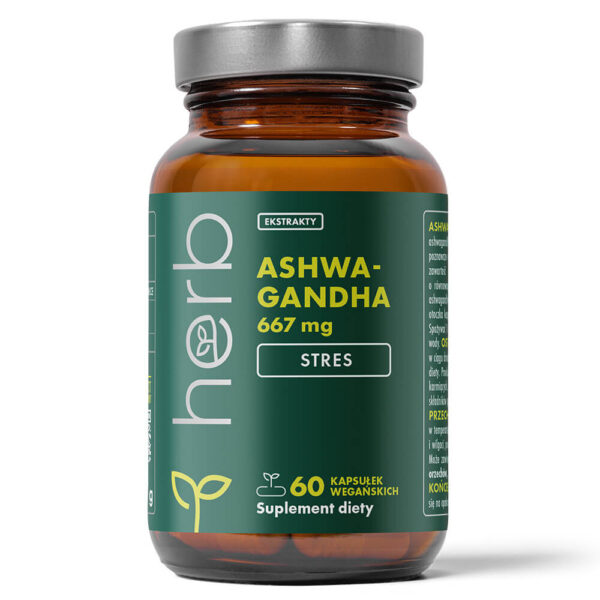 Ashwagandha 667 mg - 60 vege kaps.