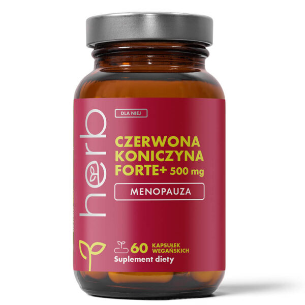 Czerwona Koniczyna FORTE+ 500 mg - 60 vege kaps.