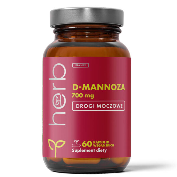 D-mannoza 700 mg - 60 vege kaps.