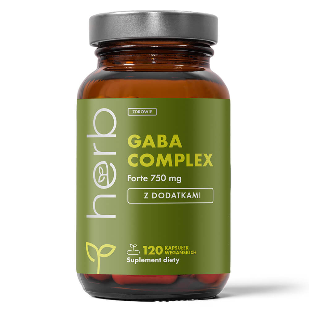 GABA Complex Forte 750 mg - 120 vege kaps.
