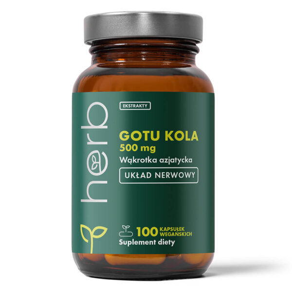 Gotu Kola 500 mg - 100 vege kaps.