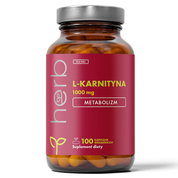 L-karnityna 1000 mg - 100 vege kaps.