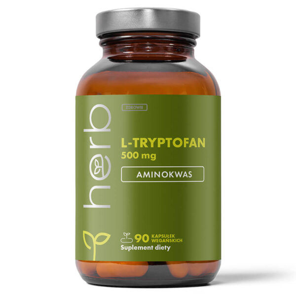 L-tryptofan 500 mg - 90 vege kaps.