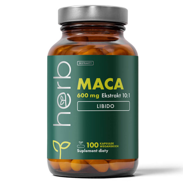 Maca 600 mg - 100 vege kaps.