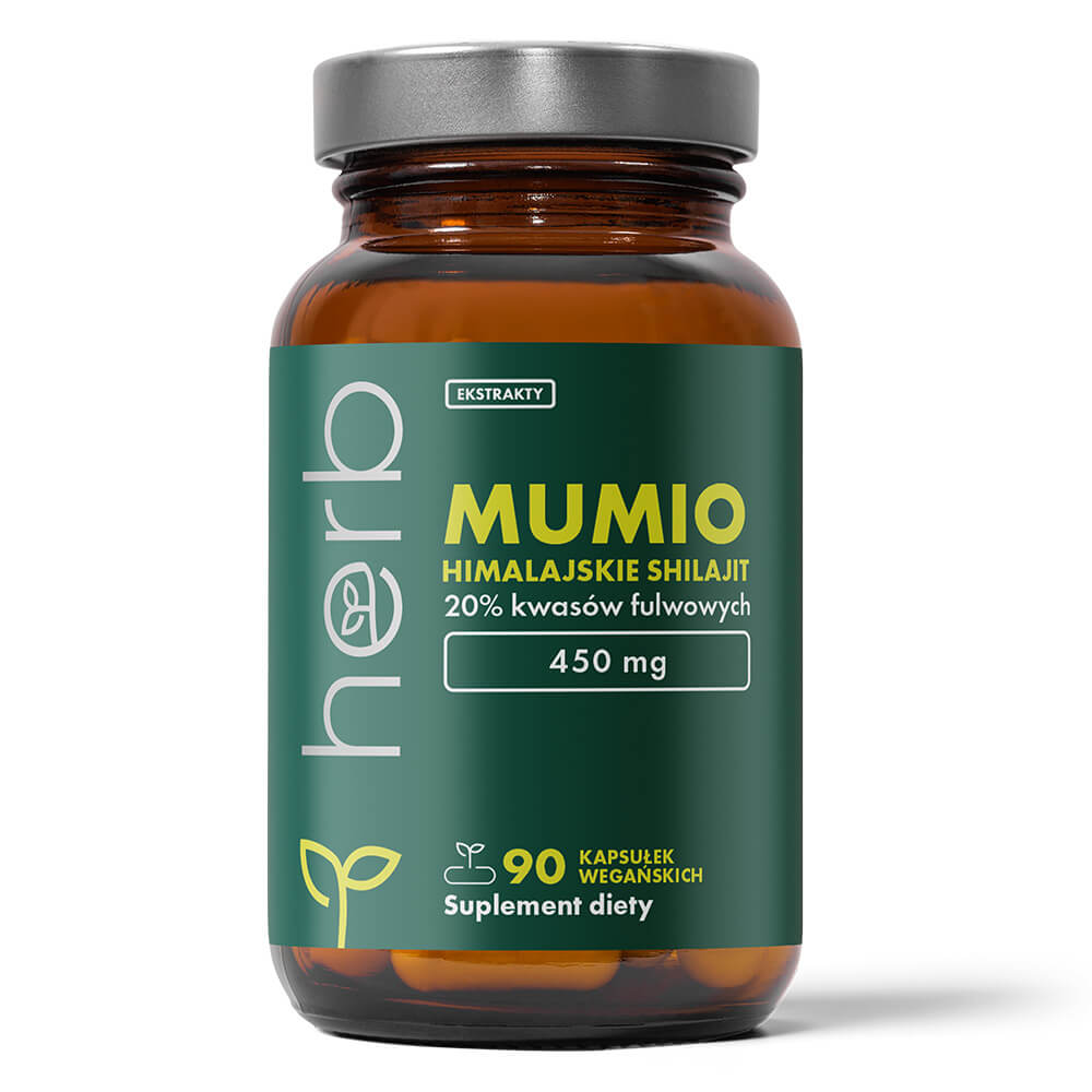 Mumio himalajskie 450 mg - 90 vege kaps.