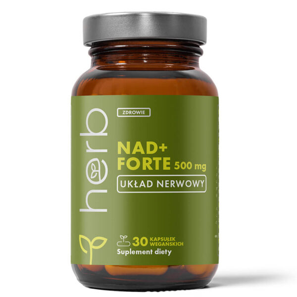 NAD+ Forte 500 mg - 30 vege kaps.