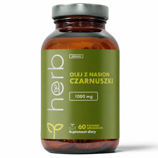 Olej z nasion czarnuszki 1000 mg - 60 vege kaps.