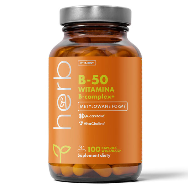 B-50 Witamina B-complex+ - 100 vege kaps.