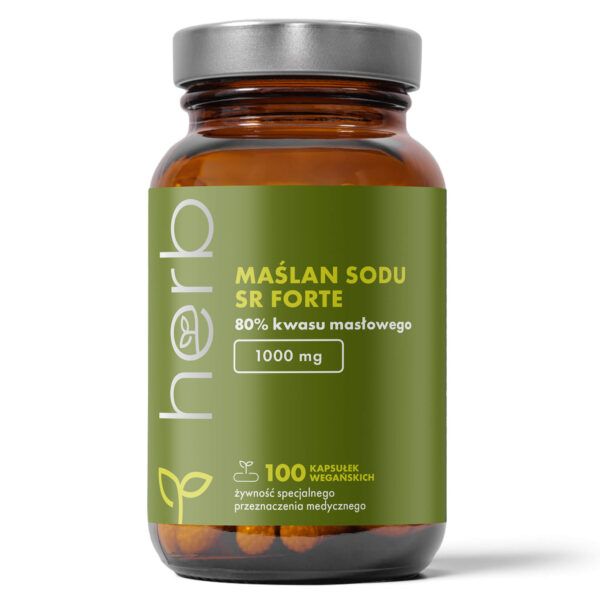 Maślan Sodu SR FORTE 1000 mg - 100 vege kaps.