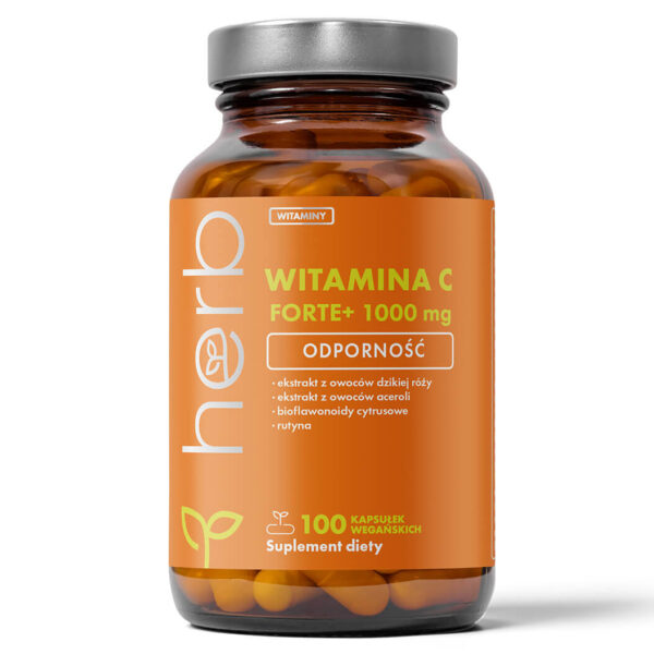 Witamina C FORTE+ 1000 mg - 100 vege kaps.