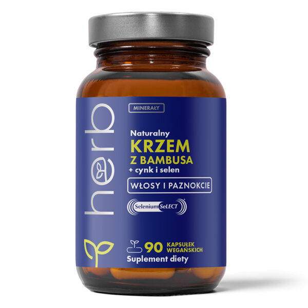 Naturalny Krzem z Bambusa - 90 vege kaps.